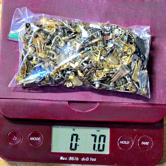 Vintage Clip On Earring Back Pieces From Wide Array Of Earrings - Picture 4 of 5